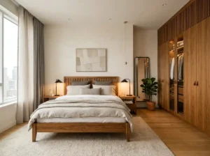 Furniture apartemen mewah kayu jati modern