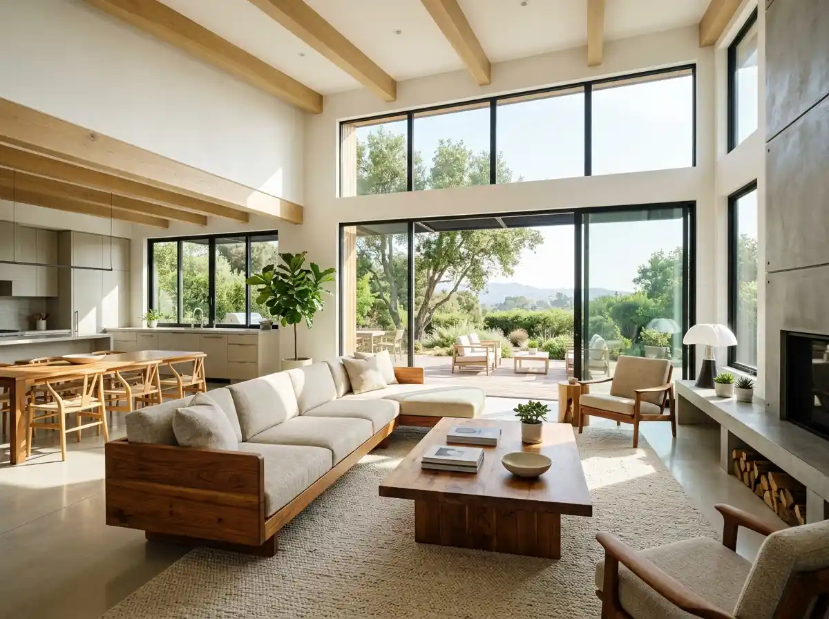 Detail presisi sambungan kayu pada custom furniture desainer interior yang menggunakan material kayu jati kualitas grade A