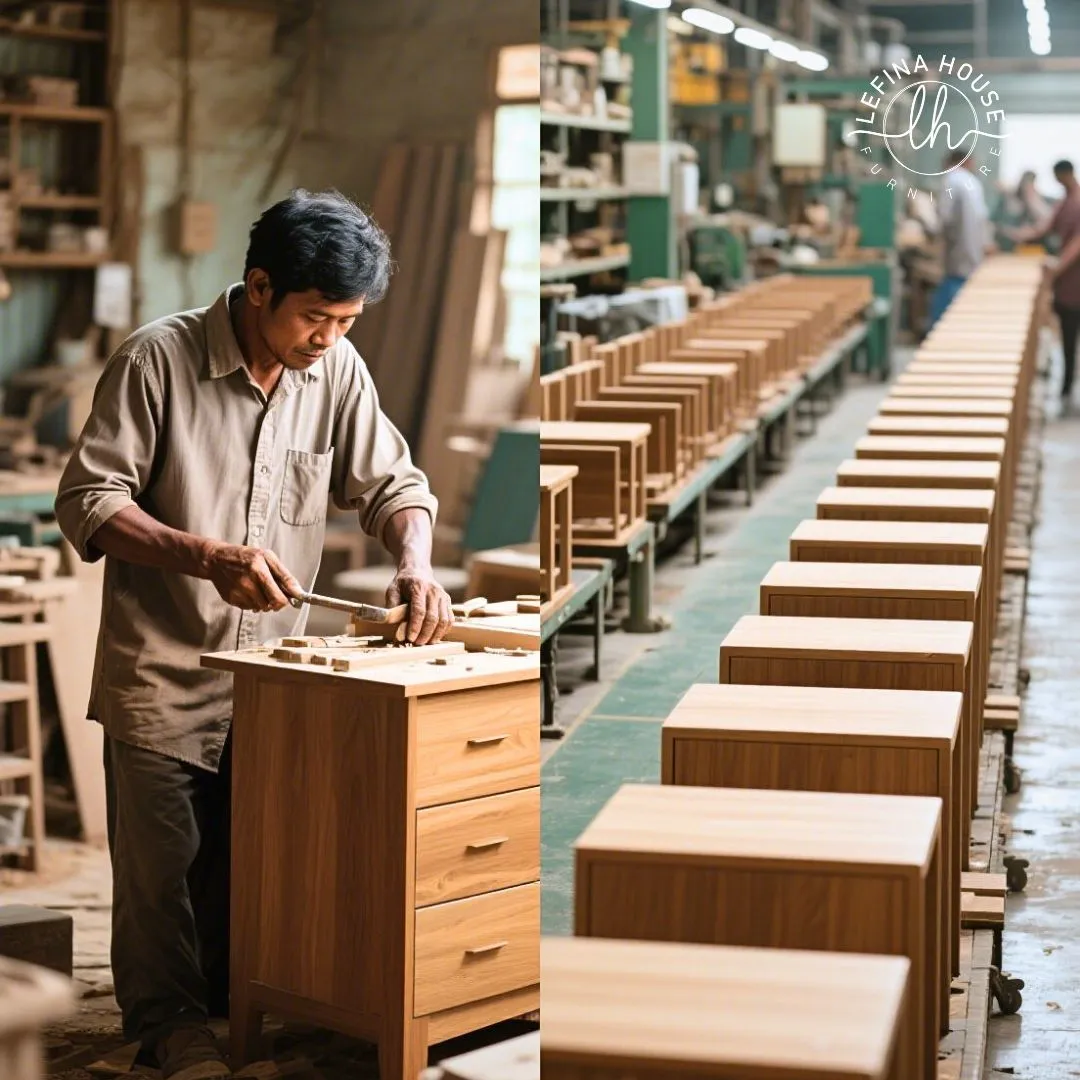 Pengrajin vs Pabrik: Perbandingan produksi mebel
