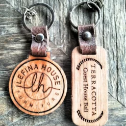 Gantungan kunci kayu panjang ukir custom - furniture Jepara Lefina House