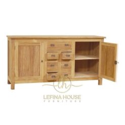 Bufet Jati Minimalis Modern LBUF013