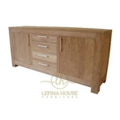 Bufet Jati Minimalis Elegant LBUF016