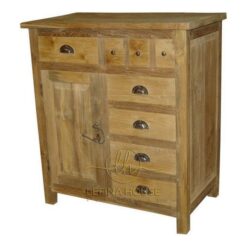 Bufet Jati Model Minimalis Simple LBUF022