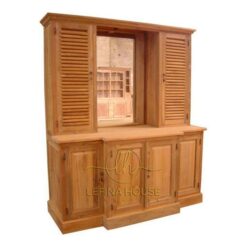 Bufet Jati Minimalis Solid Wood LBUF027