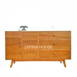 Bufet Minimalis Panjang untuk Ruang Makan Mewah