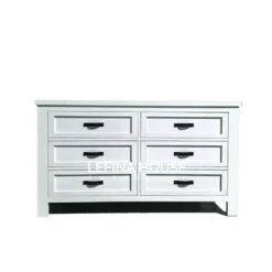 Bufet Minimalis Duco Ivory 6 Laci