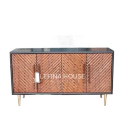 Bufet Minimalis Low Profile Desain Kekinian LBUF043