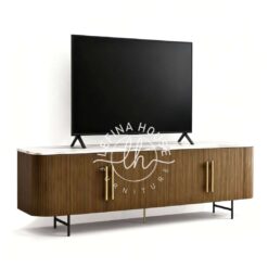 Bufet TV Duco Garis Vertikal Elegan - LBUF098