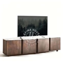 Credenza TV Rustic Kayu Alami Jepara