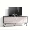 Credenza TV Abu Muda Garis Vertikal Modern Jepara