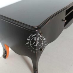 Alternative view of Credenza Jati Minimalis Hitam Panjang Ruang Keluarga Modern