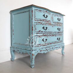 Nakas Laci Shabby Chic Biru Rustic Vintage Artistik