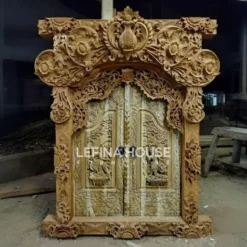 Jendela Dekorasi Gebyok Jawa Modern LGYK007 – Furniture Jepara Kontemporer oleh Lefina House