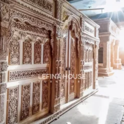 Pintu Gebyok Ukir Mewah LGYK010 – Furniture Jepara Premium dari Lefina House