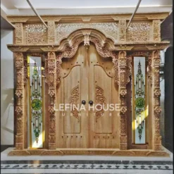Pintu Gebyok Bali Minimalis LGYK011 - Furniture Jepara Gaya Etnik oleh Lefina House