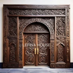 Pintu Gebyok Bali Ukiran kayu jati solid Jepara - LGYK014