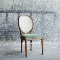 Kursi makan jati rotan Omer – Indonesia furniture