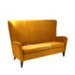 sofa tamu retro kayu jati love seat dimensi 130x78x89cm