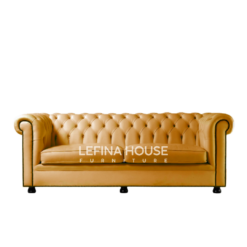 sofa chesterfield elegan bahan beludru love seat dimensi 130x95x79cm