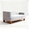 Sofa abu minimalis dua dudukan