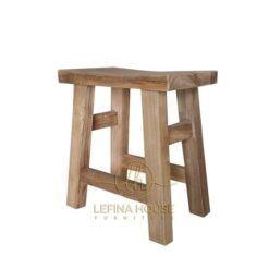 Kursi Stool Minimalis Jati LKST004