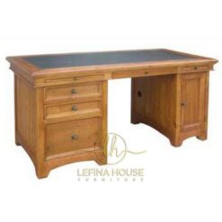 Meja Office Jati Minimalis