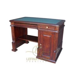 Meja Kerja Minimalis Jati Single