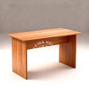 Meja Belajar Minimalis Kayu Jati Desain Simpel