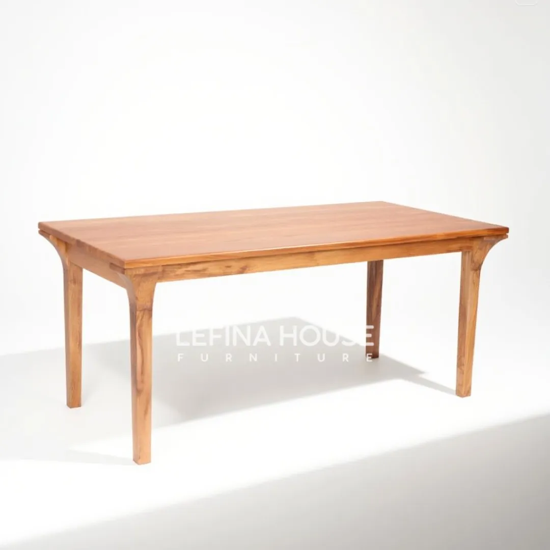 Meja Makan Minimalis Modern Natural