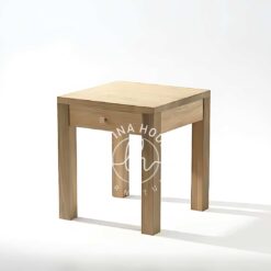 meja samping minimalis jati natural