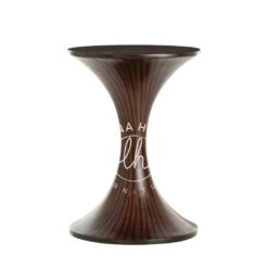 side table jati hourglass walnut gloss