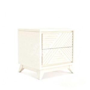 Nakas putih minimalis garis diagonal