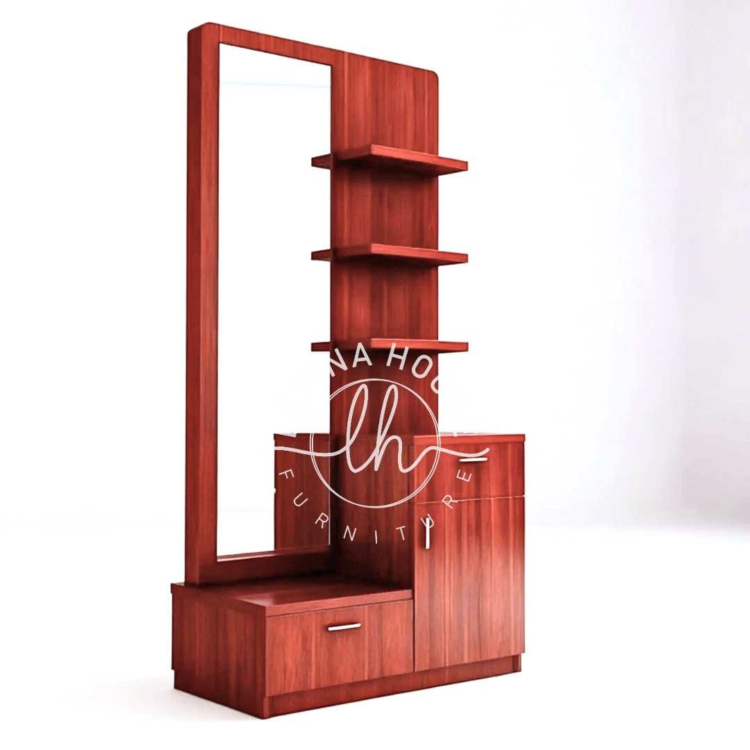 Meja Rias Kayu Rak Serbaguna Modern