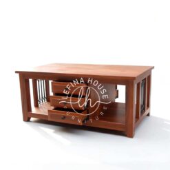 Ukuran Meja Kayu Ruang Tamu Klasik Solid Mebel Kayu