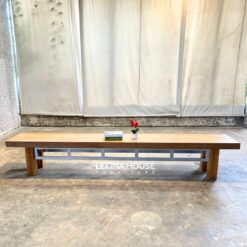 Alternative view of Meja Panjang Jati Solid Alami Kaki Minimalis Mewah