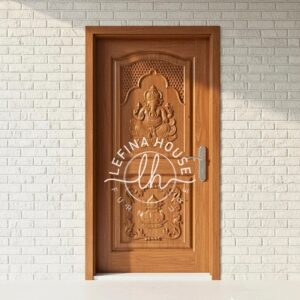Pintu Ukir Jati untuk Pintu Utama