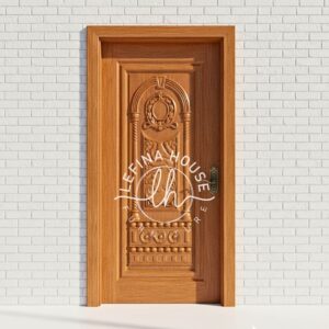 Model Pintu Kayu Berukir Modern dari Jati