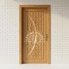 Pintu Kayu Jati Panel dengan Ukiran Halus Tradisional