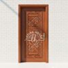 Pintu kayu solid berukir mewah model terbaru bahan jati TPK finishing glossy elegan