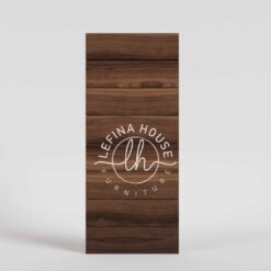 Pintu kamar kayu minimalis panel desain bersih modern bahan jati TPK finishing glossy