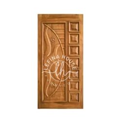 Daun pintu kayu ukir dekoratif motif detail bahan jati TPK finishing glossy mewah