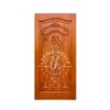 Pintu jati berukir ornamen mewah desain terbaru bahan solid finishing glossy