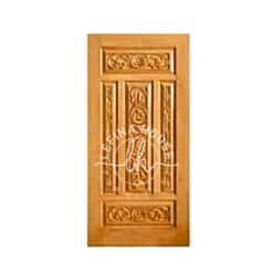 Pintu jati berornamen klasik ukiran tangan detail bahan solid finishing walnut