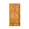 Pintu ukir kayu jati ornamen klasik satu set dengan kusen profil ukiran tangan mewah