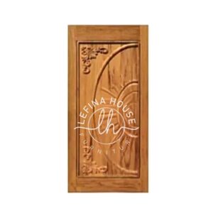 Pintu ukir modern kayu jati kusen kayu desain kontemporer bahan TPK finishing halus