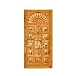 Pintu rumah kayu ornamen lengkap ukiran penuh detail mewah bahan jati TPK