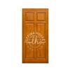 Pintu rumah kayu panel classic desain abadi kokoh bahan jati solid finishing natural