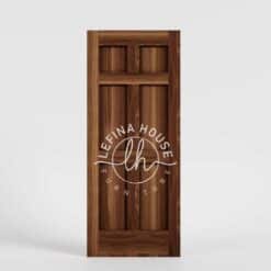 Pintu kayu minimalis simple terbaru desain bersih modern bahan jati finishing rapi