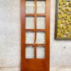 Pintu Jati Minimalis Kaca Bening Rumah Modern