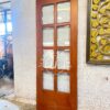 Pintu Jati Minimalis Kaca Bening Rumah Modern